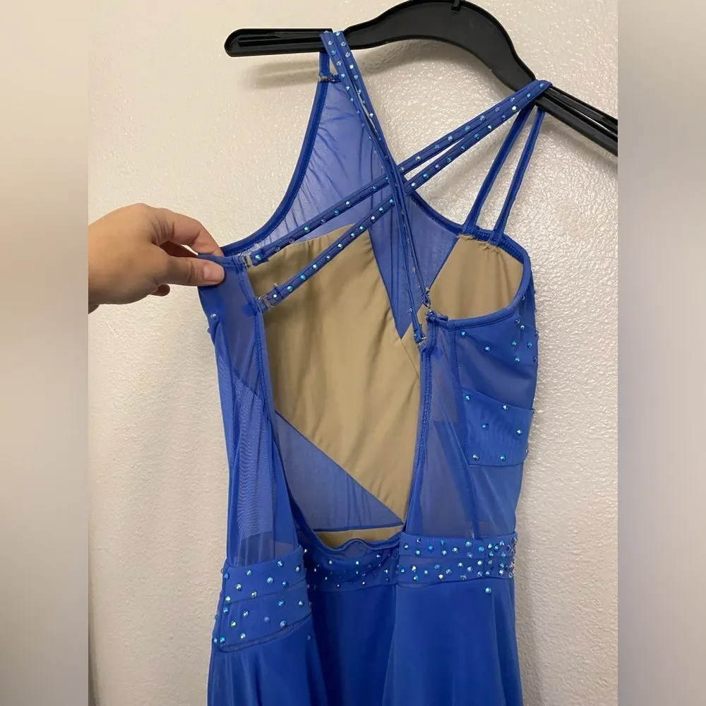 Tenth House custom 2 Die 4 Dance costume INCLINATION TD25459 lyrical blue LA